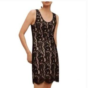 Wilfred| Aritzia| Black Lace ‘Hemon’ Party Dress Sz L